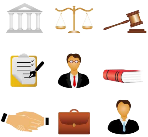 Property Claims To Be Presented In A Clear And Concise - Abogados Vector (481x481)