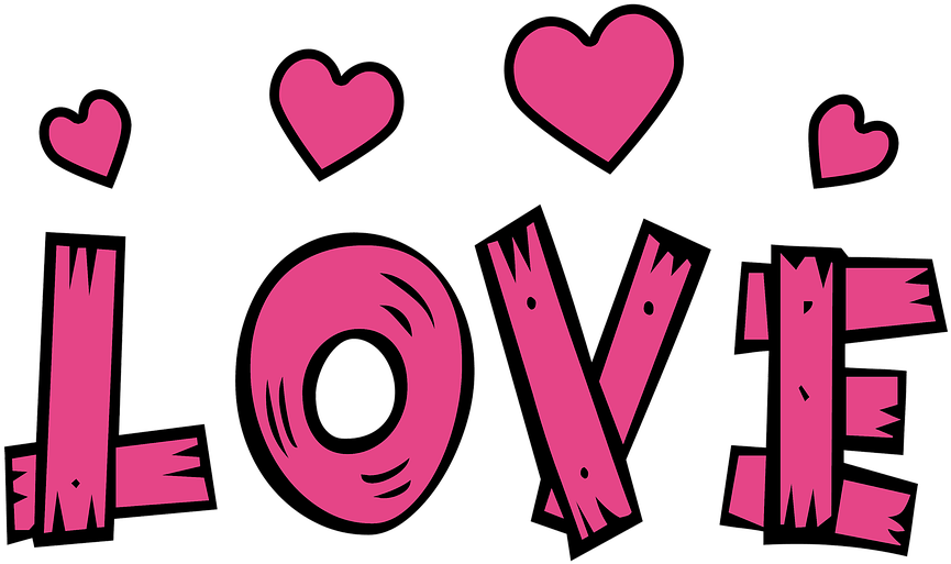 Text, Love, Hearts, Pink, Love Heart, Valentine - Portable Network Graphics (960x600)
