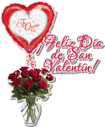 Feliz San Valentin Amor Gif - Teleflora 12 Roses Vased (371x447)