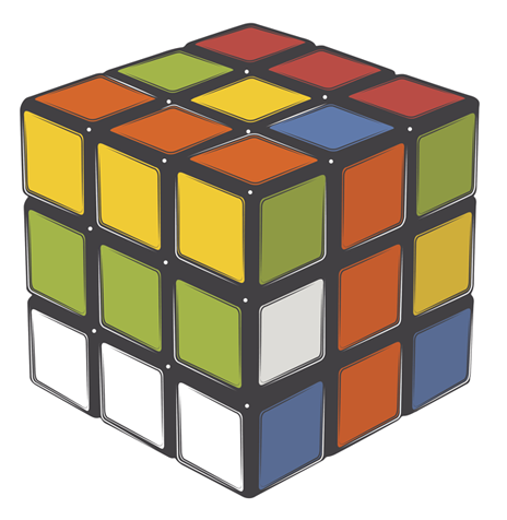 Remember When Rubik's Cube Became Popular - Rubik's Cube (464x476)