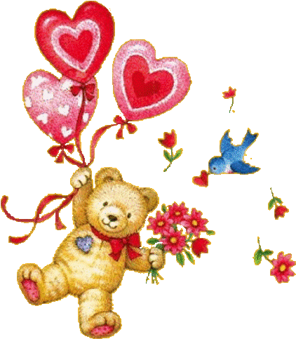 Ursuleti De Ziua Indragostitilor - Happy Birthday On Valentine's Day (480x498)