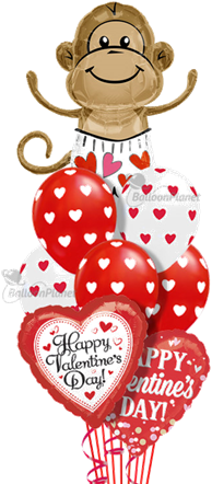 Love Monkey Supershape Foil Balloon (300x443)