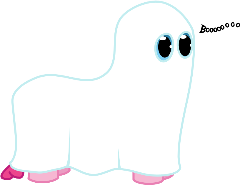 Boo, Clothes, Costume, Ghost, Halloween, Nightmare - Dog Licks (1052x744)