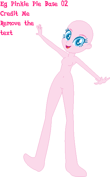 Eg Pinkie Pie Base 02 By Noreencreatesstuff - Pinkie Pie (466x649)