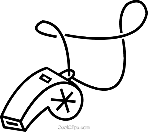 Whistle Royalty Free Vector Clip Art Illustration Vc037355 - Whistle Clip Art (480x428)