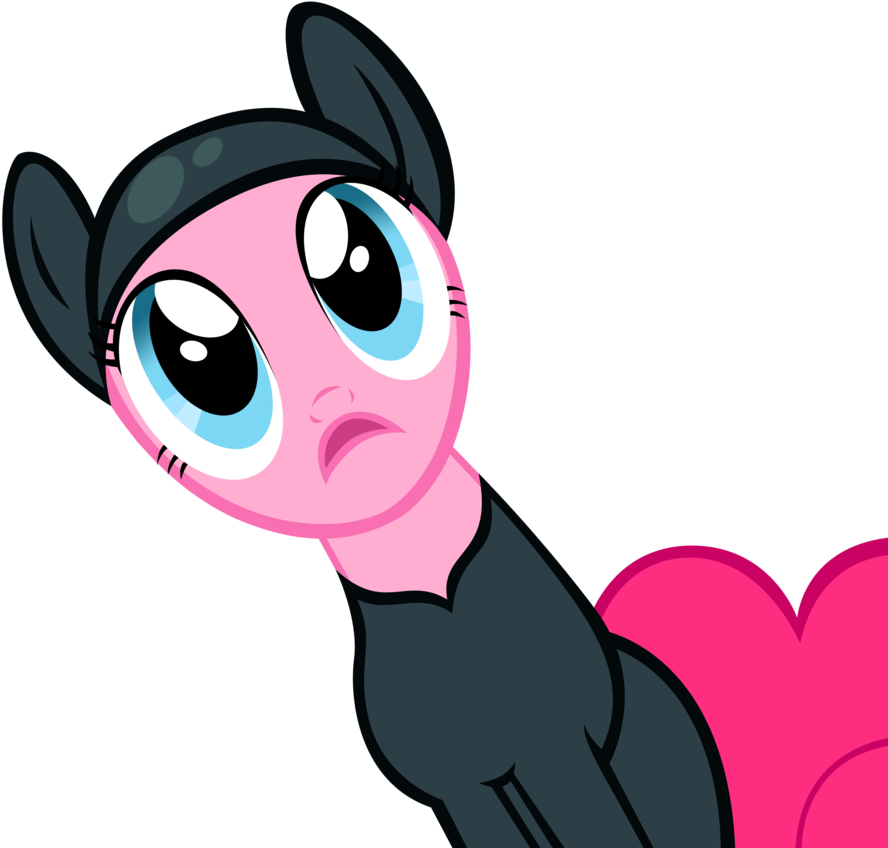 Pinkie Pie Popping Out In Latex - Cartoon (900x900)