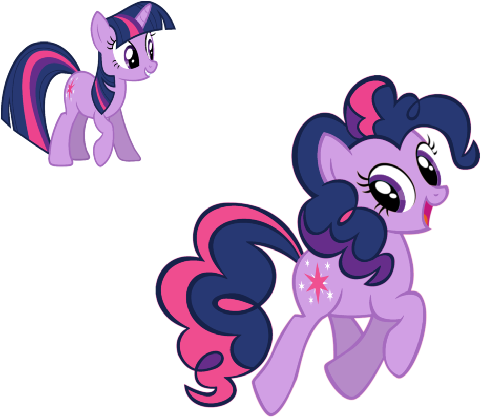Pinkie Pie Twilight Sparkle Version By Mara Vaca - Fluttershy Twilight Sparkle (971x823)