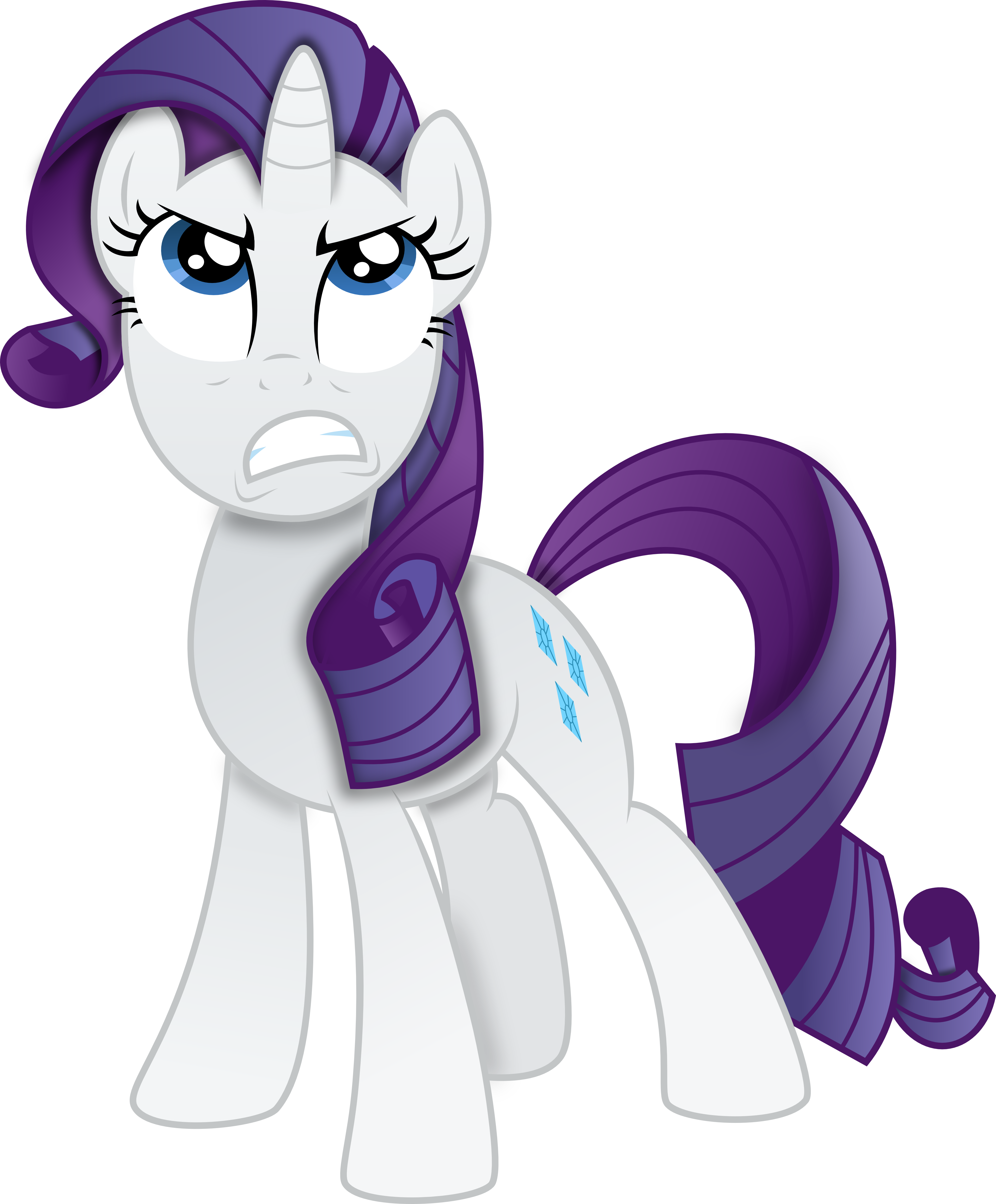 Rarity Pinkie Pie Spike - Rarity Vector (4000x4838)