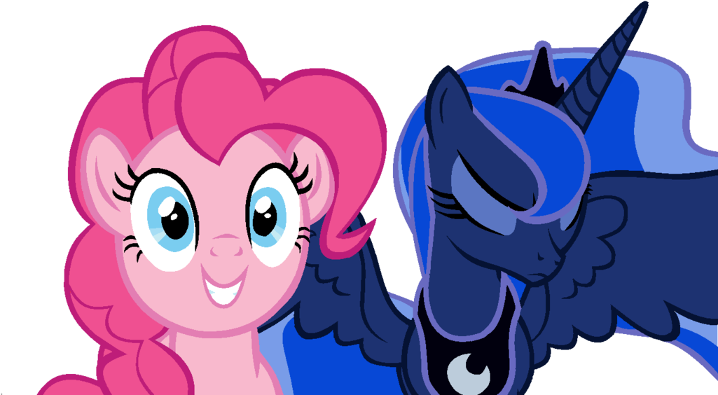 Princess Luna And Pinkie Pie - Mlp Princess Luna And Pinkie Pie (1024x576)