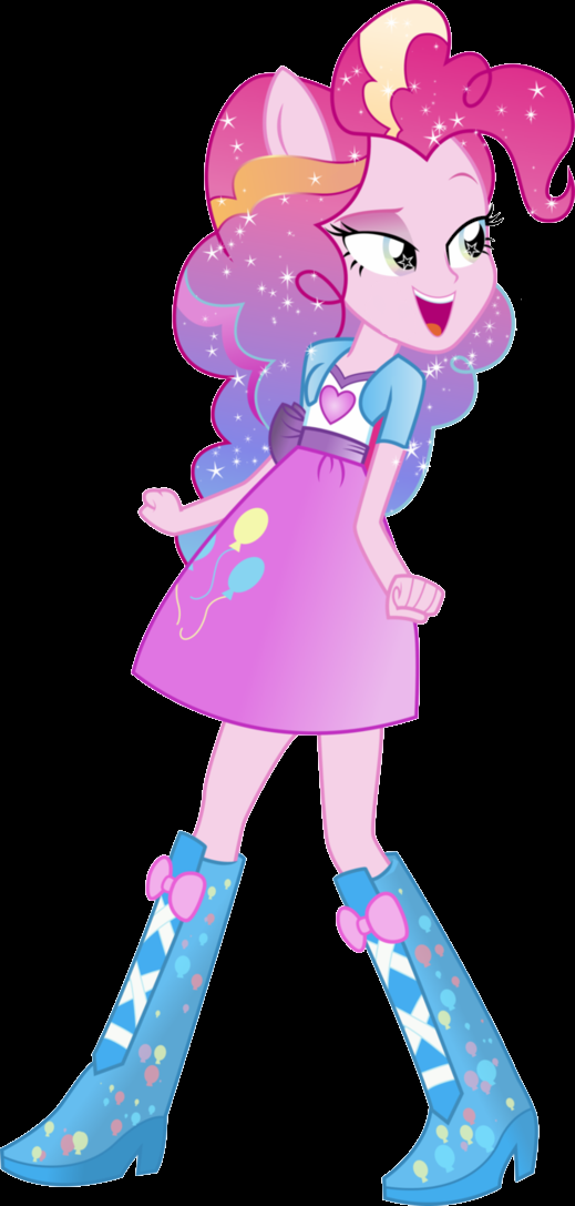 'rainbowfied Pinkie Pie' - My Little Pony: Equestria Girls (519x1087)