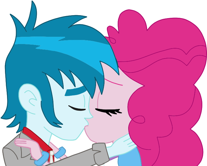 Equestria Girls, Kissing, Pinkiebass, Pinkie Pie, Safe, - Cartoon - (860x60...