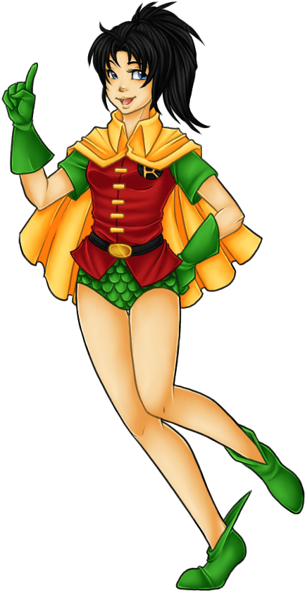 Genderbent Dick Grayson Robin (605x900)