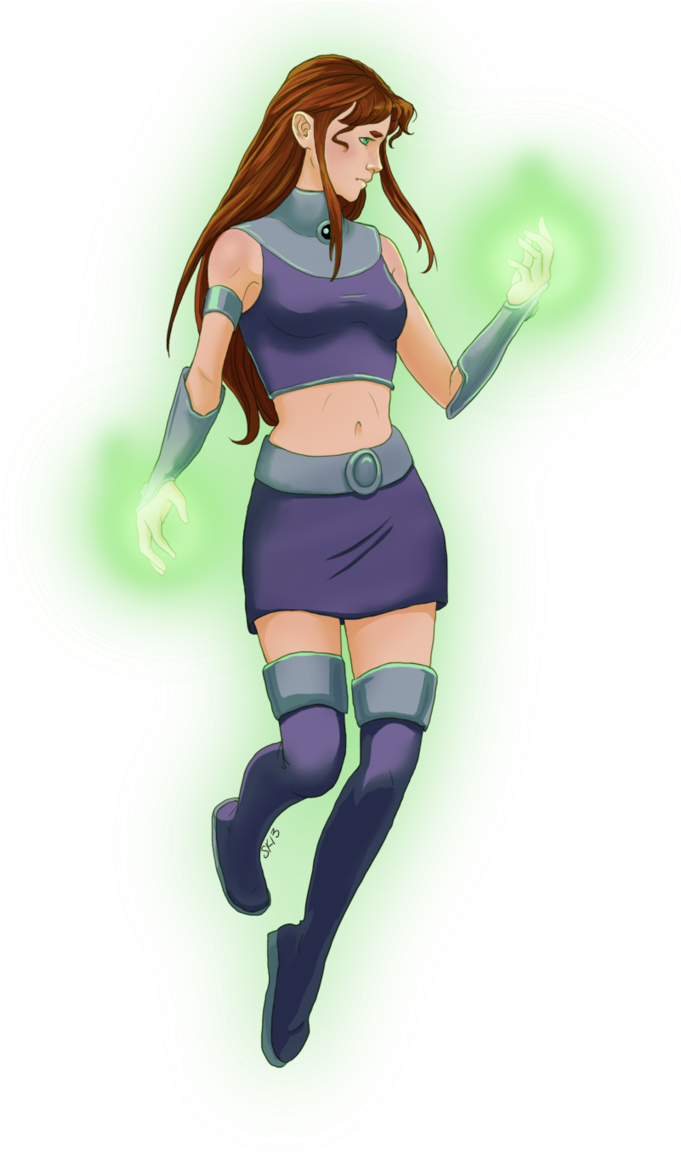 Starfire By Artydesk - Cartoon (680x1174)