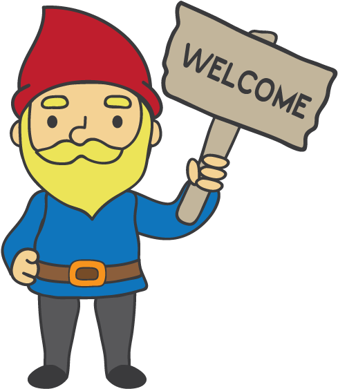 Odessa Vineyards Gnome - Cartoon (563x657)