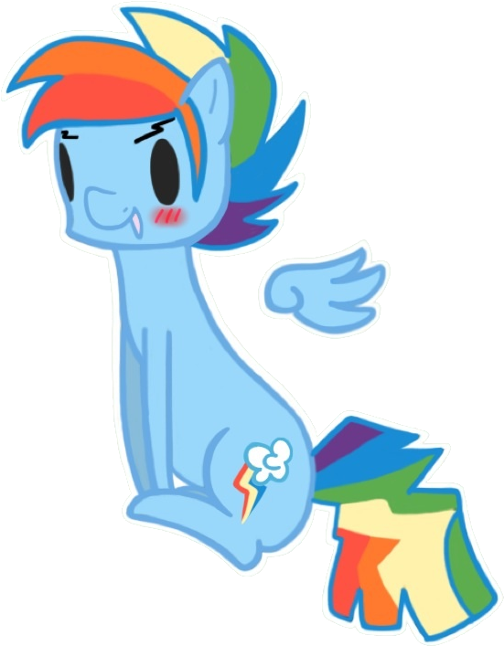 Chibi Rainbow Blitz By Its Commander - Rainbow Blitz Mlp (1024x768)