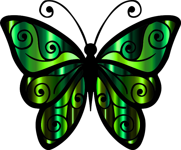 Выбирайте И Творите - Abstract Butterflies Transparent (717x592)