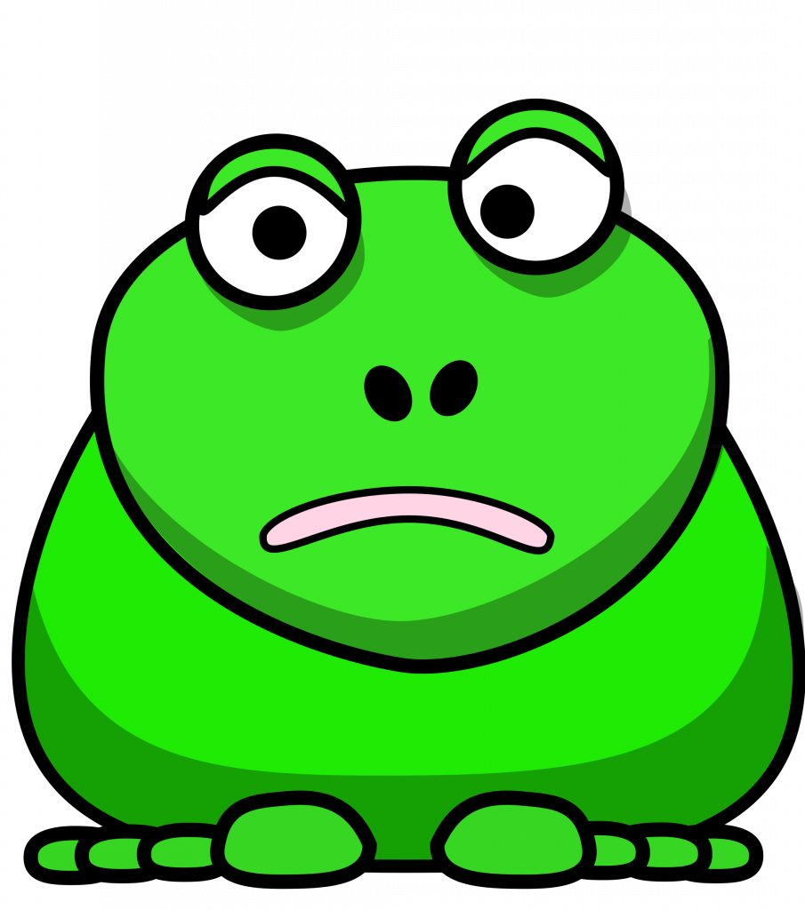 Wealth Cartoon Frog Face Announcing Clipart - Cartoon Frog Green (905x1024)