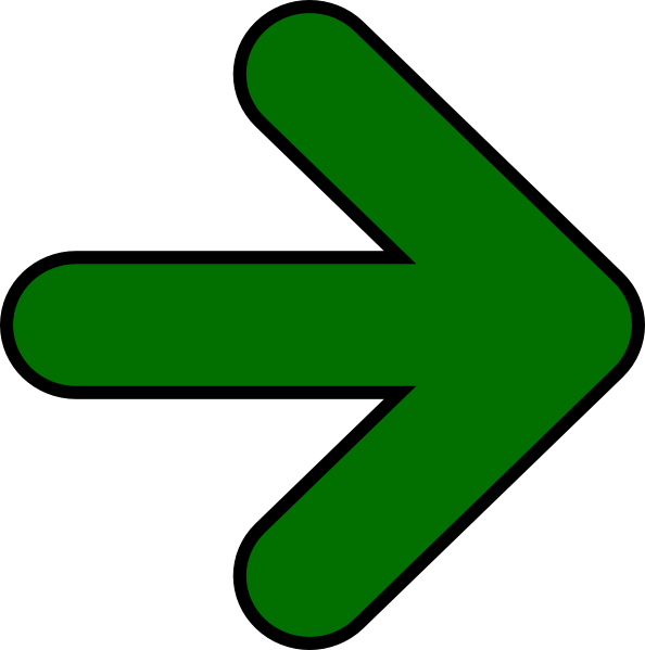 Looking Forward To It Download - Green Arrow To The Right (594x599)