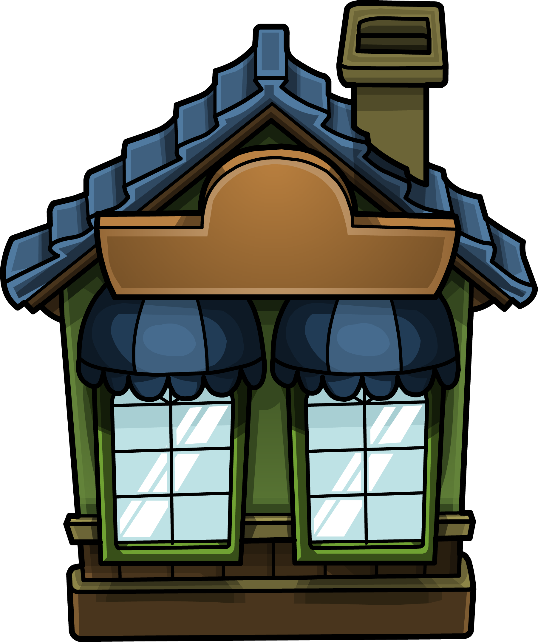 Cozy Green House Furniture Icon Id 929 - Cozy House Png (1804x2153)