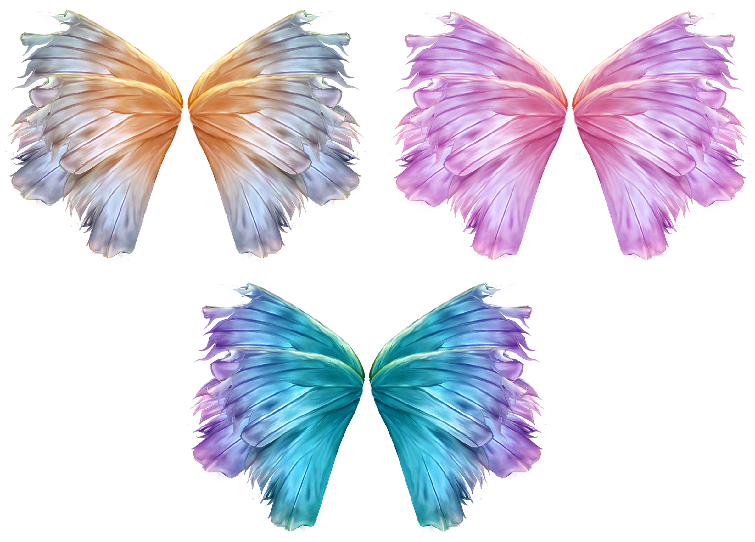 Бабочка 107 - Крылья Феи Пнг (2600x1881)