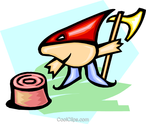 Cartoon Executioner Royalty Free Vector Clip Art Illustration - Cartoon Executioner Royalty Free Vector Clip Art Illustration (480x407)