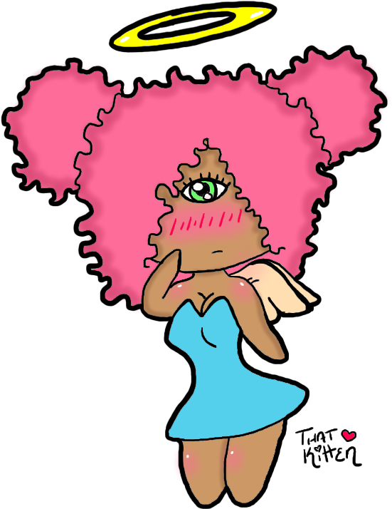 Kawaii Cyclops Angel - Cartoon (768x1024)