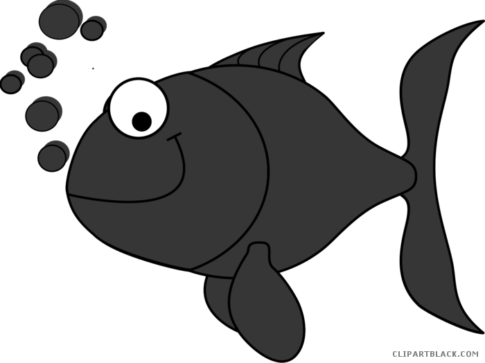 Grayscale Fish Animal Free Black White Clipart Images - Find The Different One (700x524)