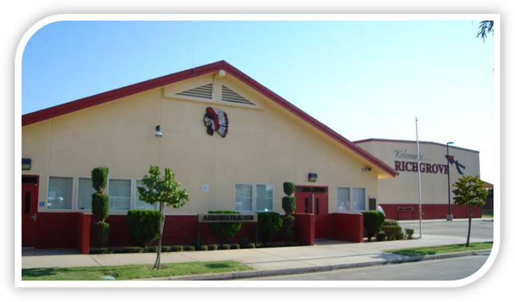 Richgrove School District, A One School District, Serves - House (736x432)