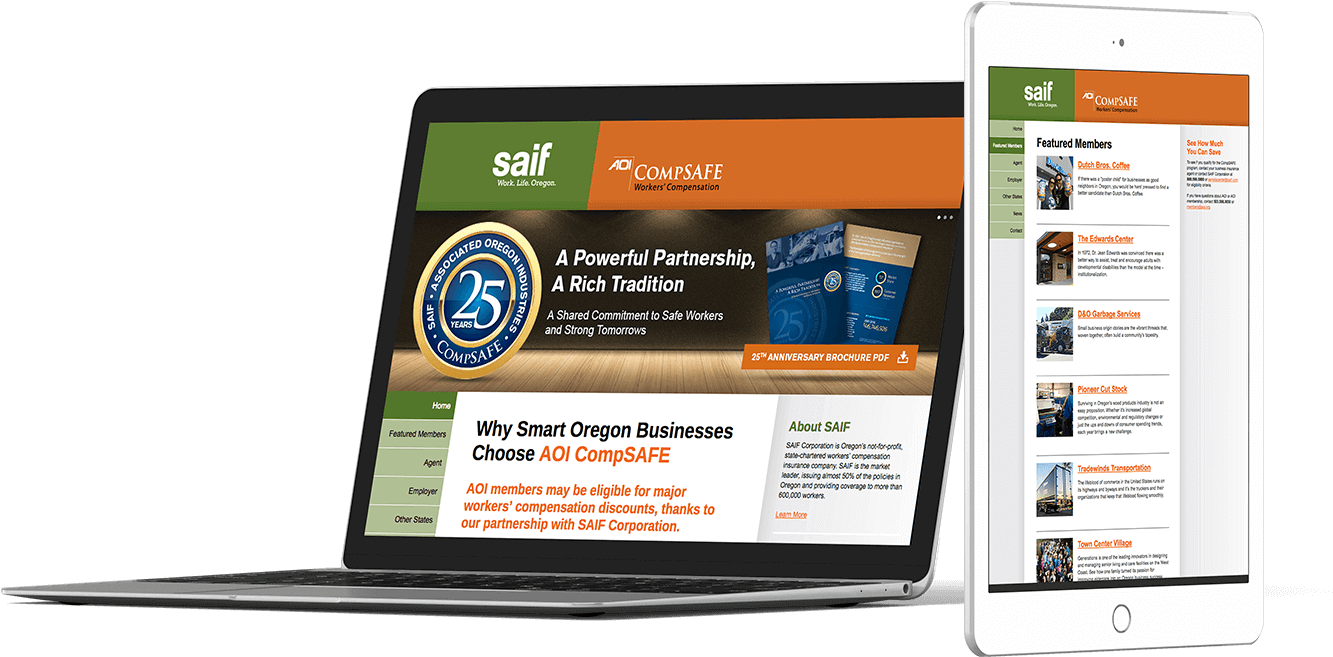 Website Design In House Graphics Salem Oregon Aoi Compsafe - Operating System (1400x664)