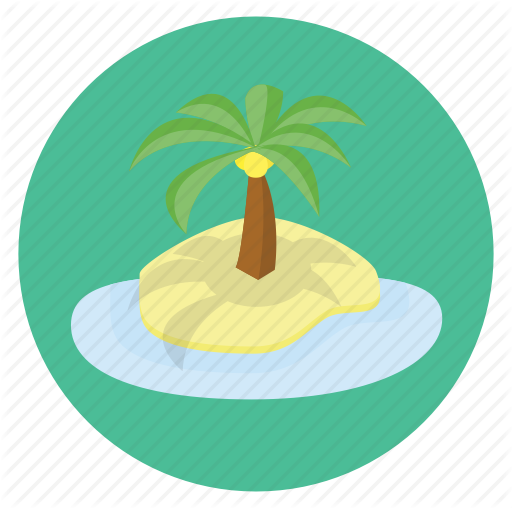 Summer Unicorn Donut Pool Float Relax Stock Photo - Island Icon Flat Png (512x508)