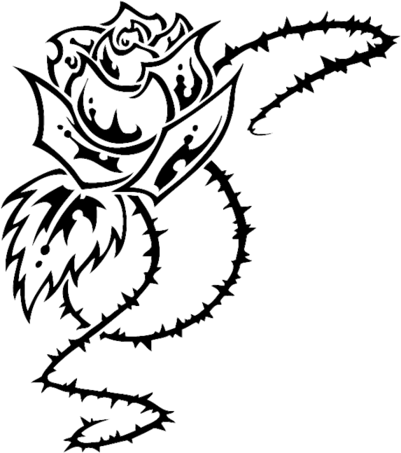 Rose Tribal By Hallowgazer-d390yqf - Rose Tribal (600x685)
