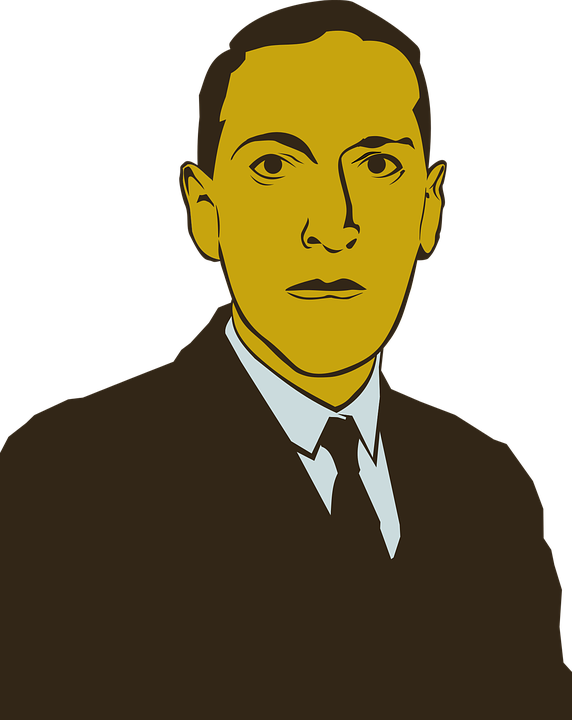 Free Pictures Of Famous People 4, Buy Clip Art - Transparent Hp Lovecraft (572x720)