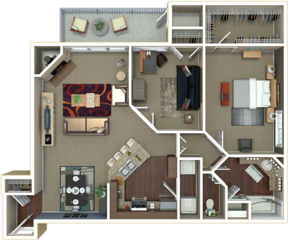 For The Washington Floor Plan - Apartment (640x480)