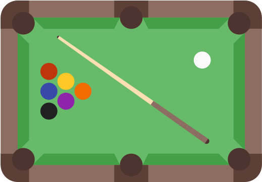 Pool Table Icon - Billard Png (1600x1600)