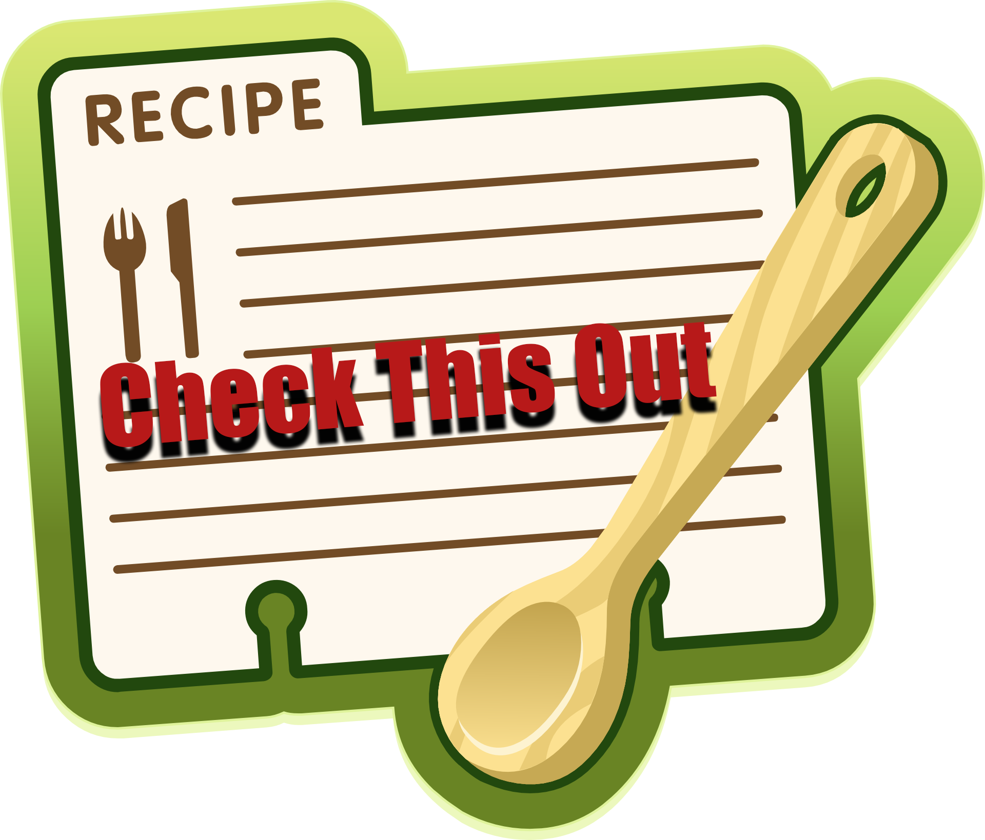 Check This Out - Grandma's Best Recipes: A Blank Recipe Book (1920x1638)