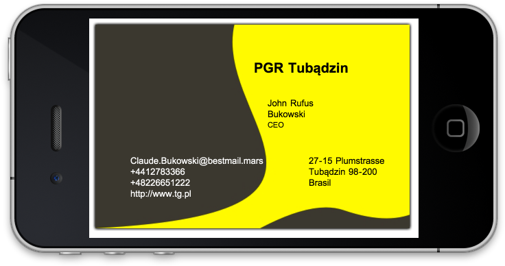Electronic Business Cards In Outlook 2010 Gallery Card - E Business Cards App (744x396)