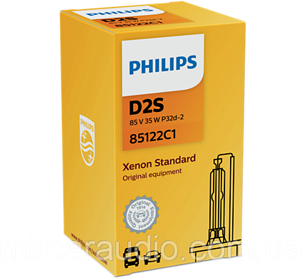 Ксеноновая Лампа Philips D2s Vision 35w (1pcs Carton) - Philips 12197htrc1 (494x435)