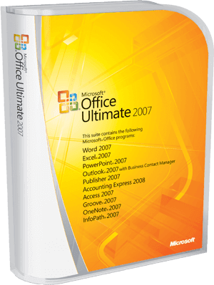 Microsoft Office Ultimate 2007 Box - Microsoft Office Small Business 2007 (300x400)