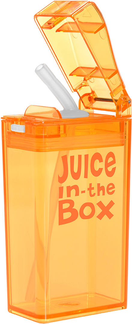 Orange Juice Box - Precidio Design Juice In The Box - Blue (783x1183)