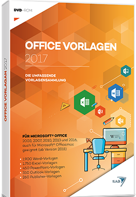 Office Vorlagen 2017 › S - Office Vorlagen 2017, 1 Dvd-rom Pc-software (600x400)
