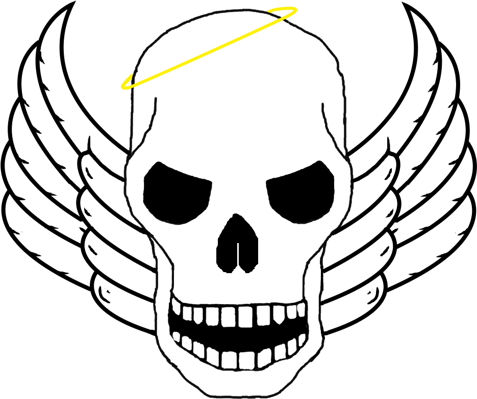 The Hell's Angels And The Logos And Badges They Have - Hells Angels Drawing Easy (1000x1000)