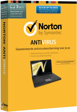 Informatie Over Software Norton Antivirus 2014 Nl Van - Norton Symantec Norton Antivirus - 1 Pc / 1 Year (640x480)