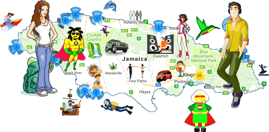 Search, Browse & Find Local Jamaican Tourist Welcome - Jamaica (868x427)