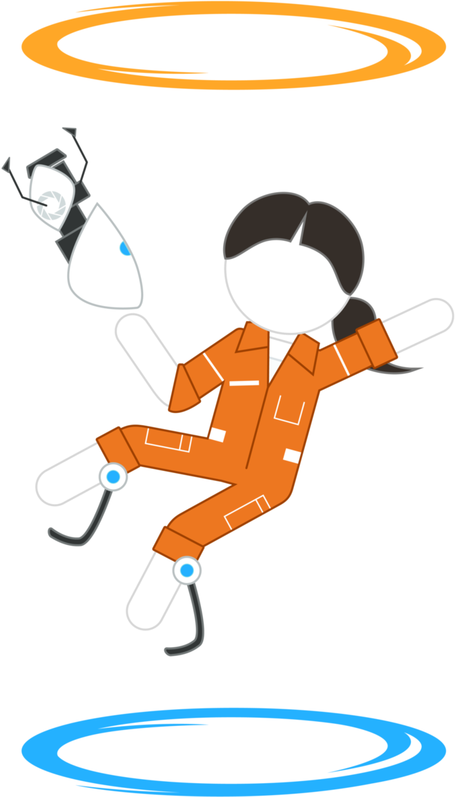 Little Miss Portal By Eniotna - Little Miss Portal By Eniotna (674x1185)