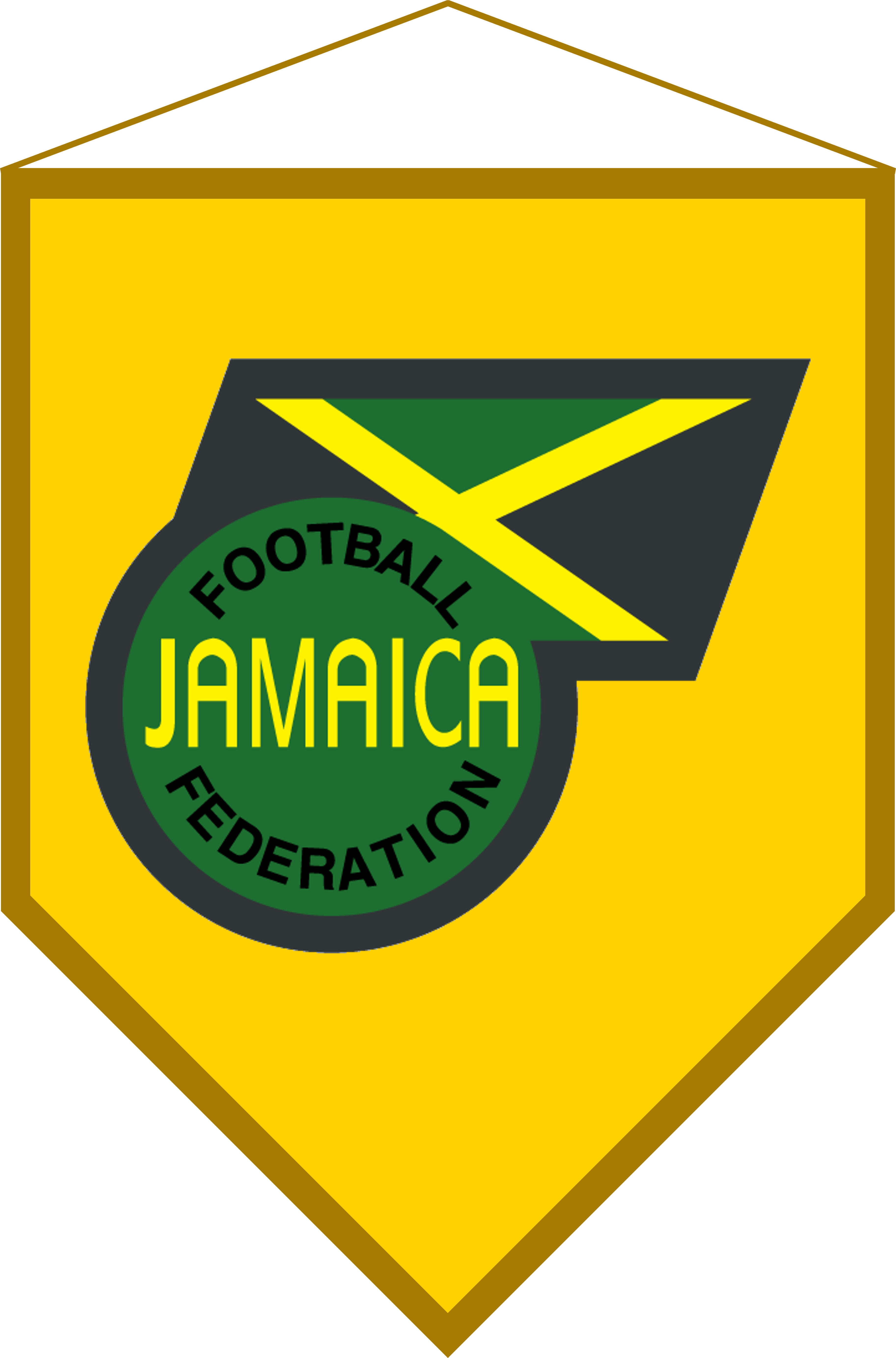 Logo Banderín Jamaica - Jamaica Football Federation (3647x5527)