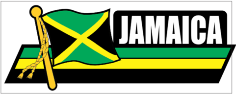 Jamaica Flag Car Sidekick Decal - Flag Car Auto Sidekick Trunk Bumper Fender Window Decals (480x480)