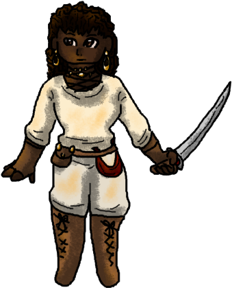 Chibi Pirate Girl By Dreamshadow-feline - Cartoon (396x504)