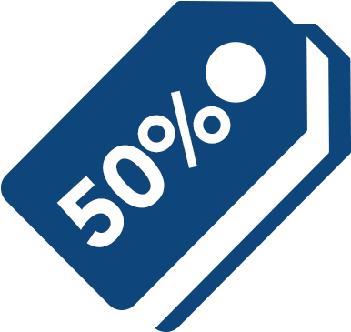 50percentlogo - - Color (400x400)