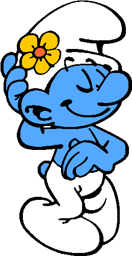 Vanity Smurf - Cartoon Smurfs Png (276x520)