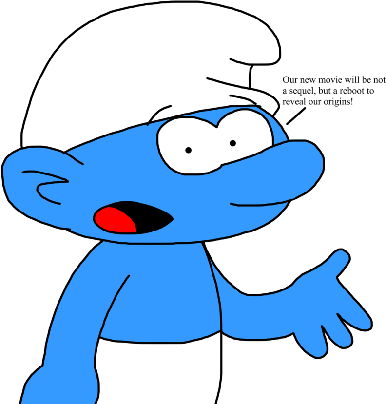 Smurf Talks About Reboot Movie By Marcospower1996 - Cartoon (894x894)
